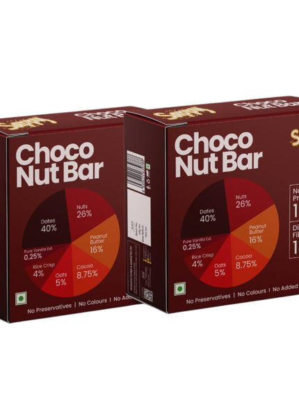 SAPPY Choco Energy Bar (50g) – Dates, Nuts, cocoa & Peanut Butter | No Preservatives