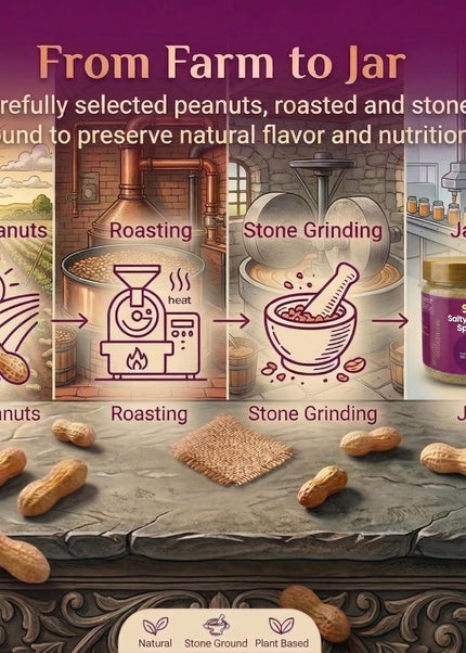 SAPPY Salty Peanut Spread (400g) – Stone Ground, Natural Texture | No Preservatives