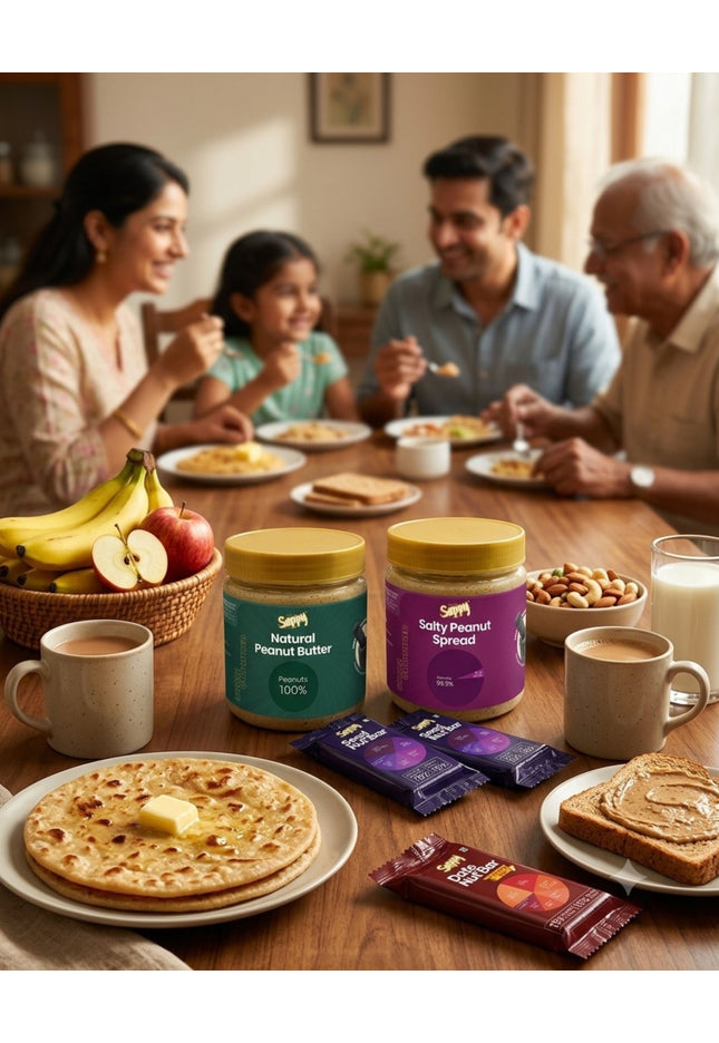 <h4 style="margin: 0;">The Everyday Family Box</h4> <span>Save <strong>₹118</strong></span>